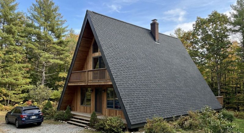 A Frame Roof Installation in North Wales, PA