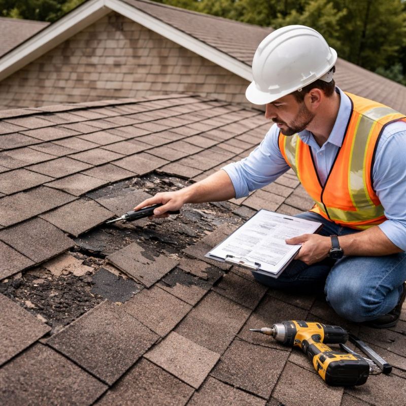 Asphalt Roof Inspection in North Wales, PA