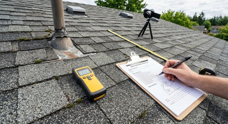 Asphalt Roof Inspection in Stockton, NJ