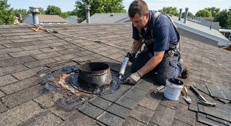 Asphalt Roof Leak Repair in Elkins Park, PA
