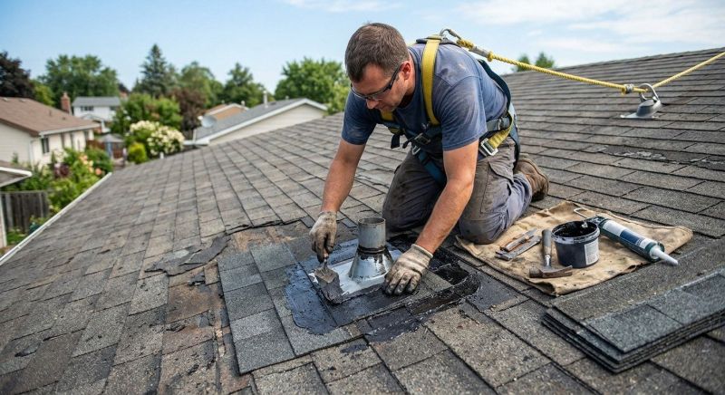 Asphalt Roof Leak Repair in Exton, PA