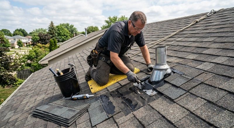 Asphalt Roof Leak Repair in Glenolden, PA