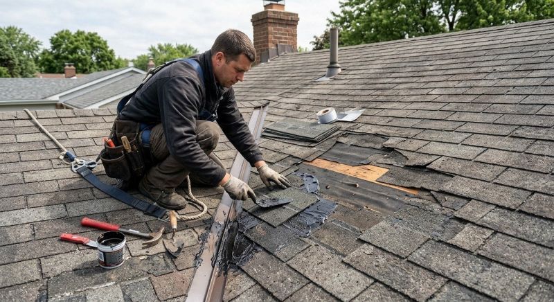 Asphalt Roof Leak Repair in Souderton, PA