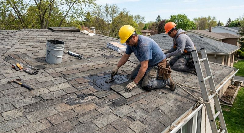 Asphalt Roof Repair in Green Lane, PA