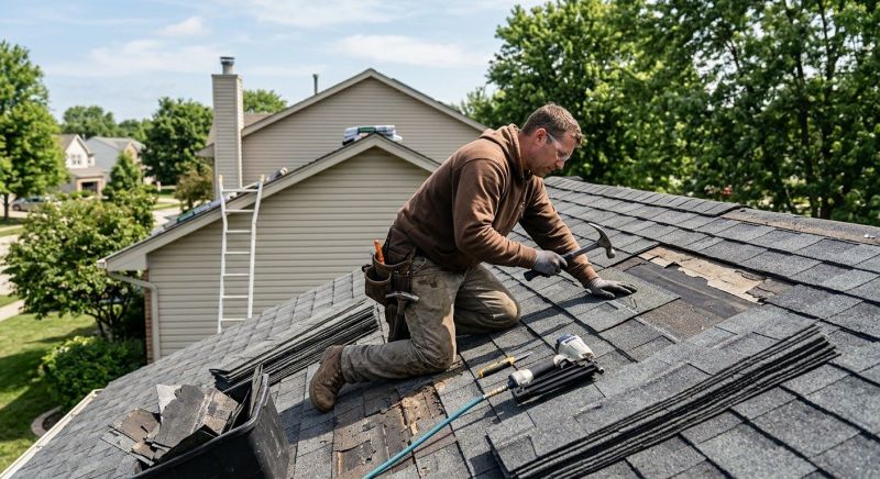 Asphalt Roof Repair in Newtown, PA