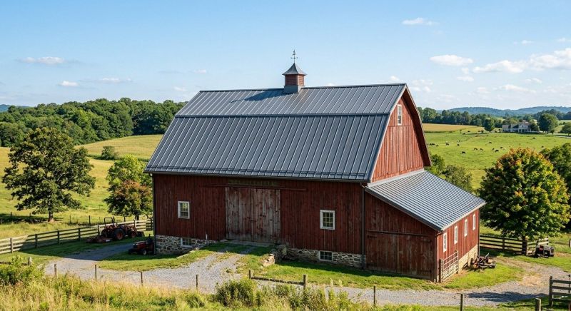 Barn Roof Replacement in Montgomery County, PA