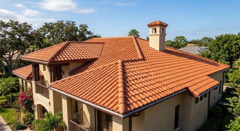 Barrel Tile Roof Installation in North Wales, PA