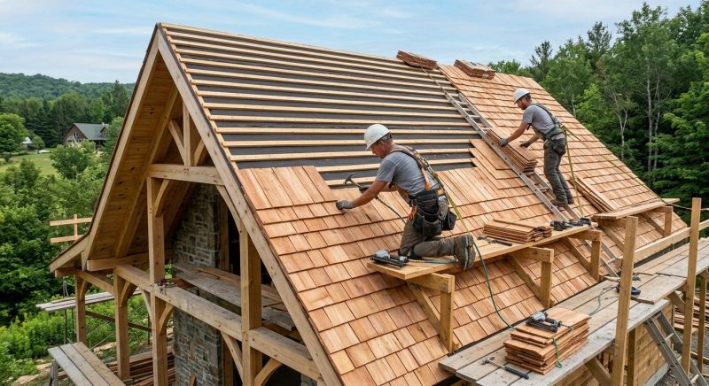 Cedar Roof Installation in Morrisville, PA