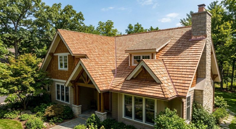 Cedar Shake Roof Construction in Dublin, PA