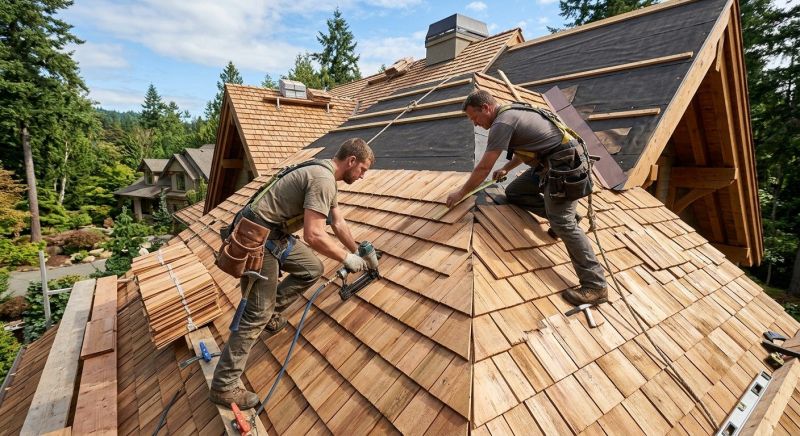 Cedar Shake Roof Construction in Green Lane, PA