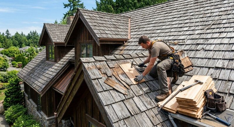 Cedar Shake Roof Repair in Audubon, NJ