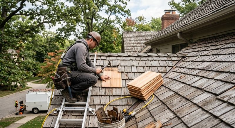 Cedar Shingles Repair in Bucks County, PA
