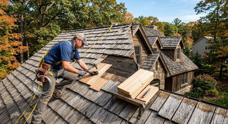 Cedar Shingles Repair in Glenolden, PA