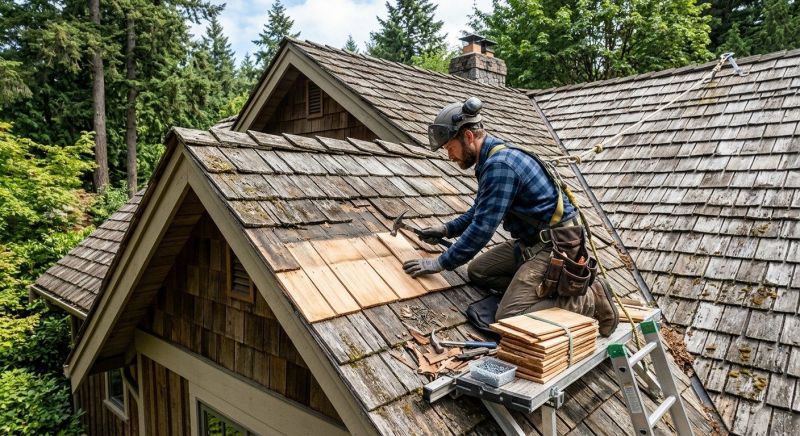 Cedar Shingles Repair in Media, PA