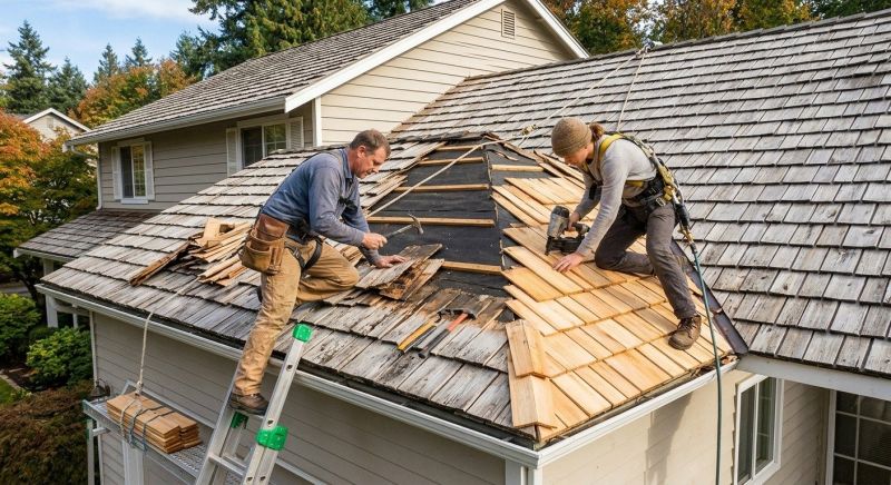 Cedar Shingles Repair in Norristown, PA