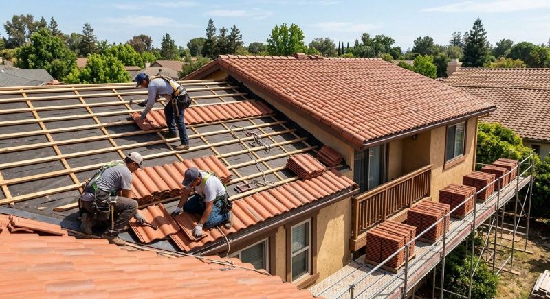 Clay Roof Installation in Devon, PA