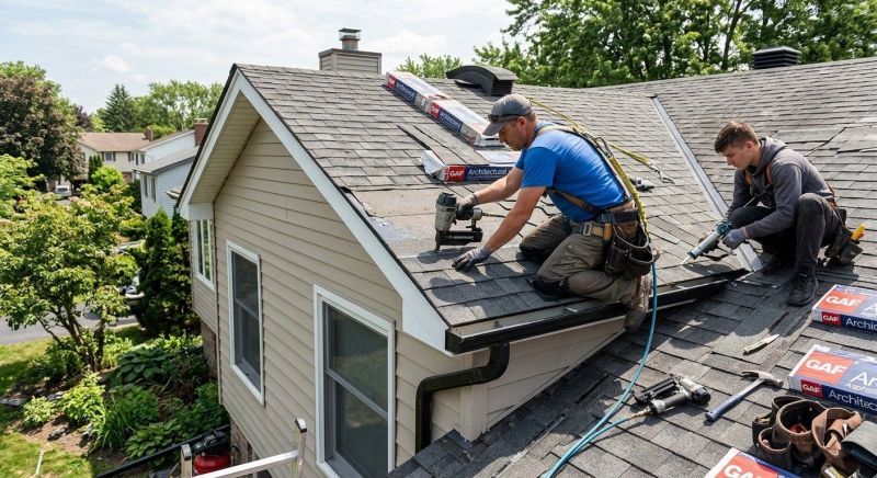 Collapsing Roof Repair in North Wales, PA