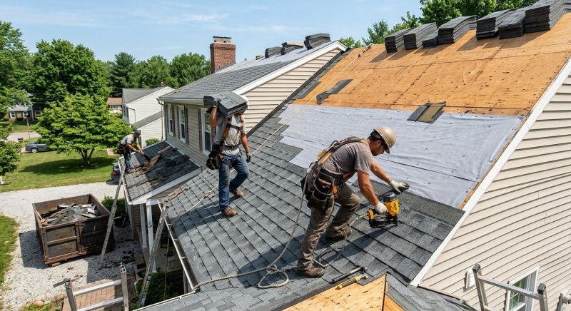 Composite Shingle Repair in North Wales, PA
