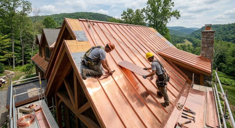 Copper Roof Installation in North Wales, PA