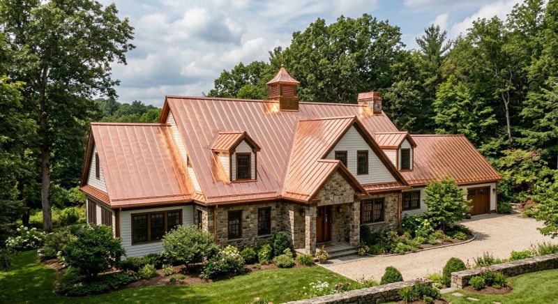 Copper Roof Replacement in North Wales, PA