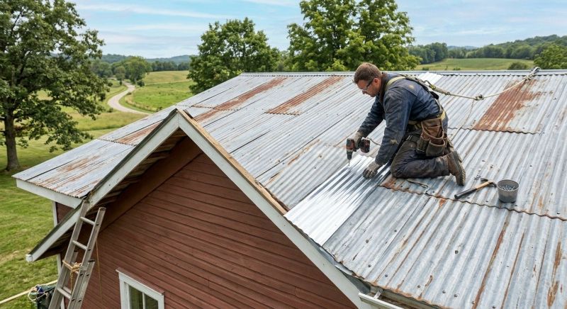 Corrugated Roof Repair in Ambler, PA
