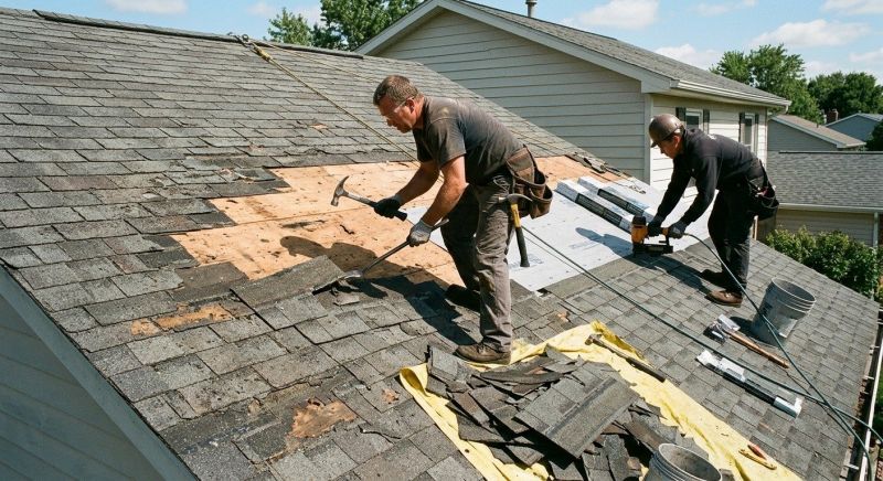 Damaged Roof Repair in Boyertown, PA