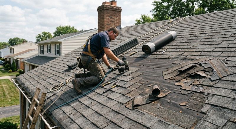 Damaged Roof Repair in Broomall, PA