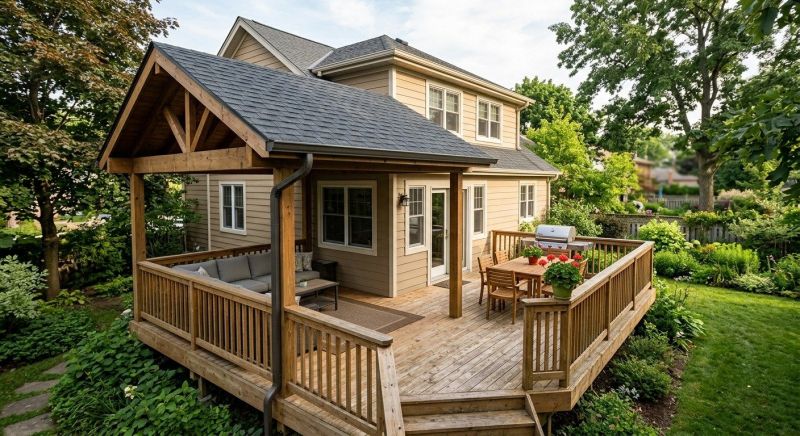 Deck Roof Construction in North Wales, PA