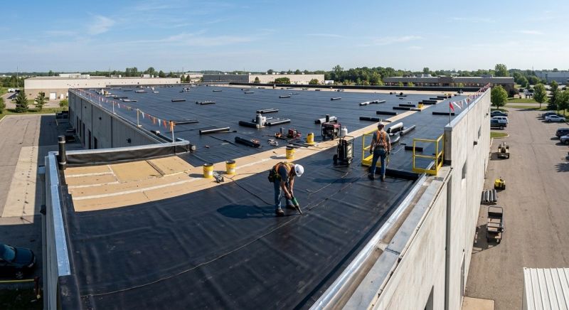 Flat Roof Installation in Gladwyne, PA