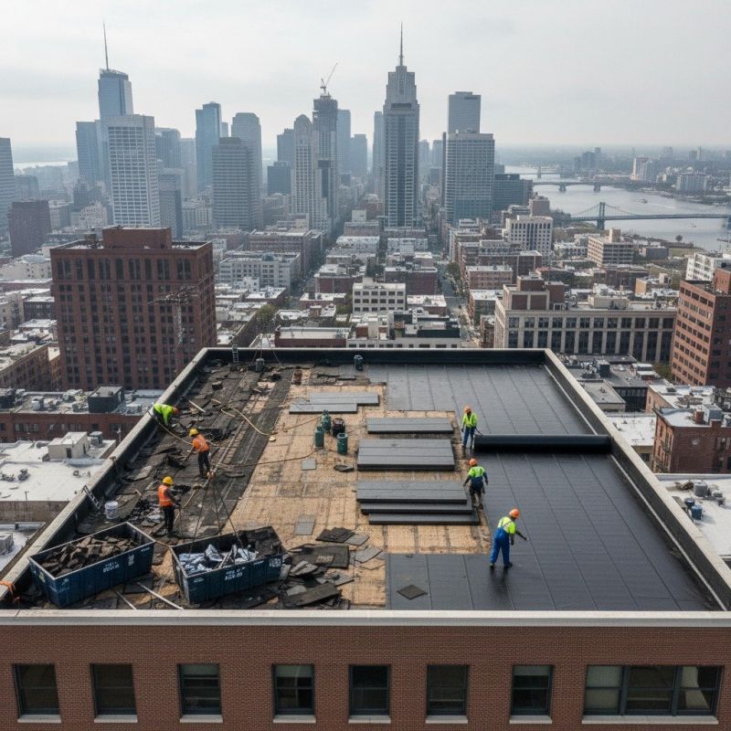 Flat Roof Replacement in Chalfont, PA