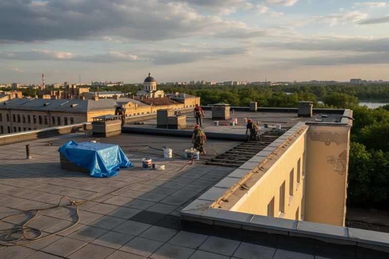 Flat Roof Replacement in Dresher, PA
