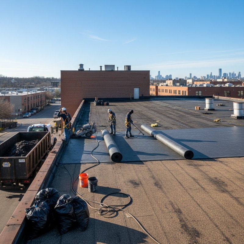 Flat Roof Replacement in Philadelphia, PA