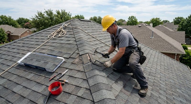Hip Roof Shingle Repair in North Wales, PA