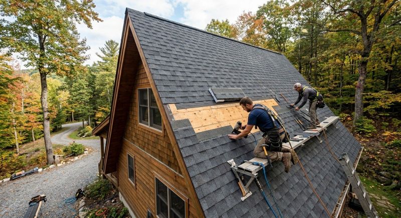 Hip Roof Shingle Replacement in North Wales, PA