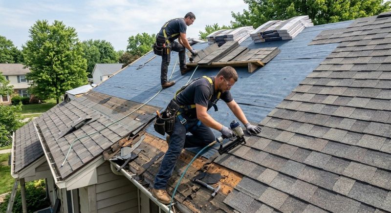 Hip Roof Shingle Replacement in North Wales, PA
