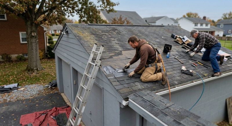 House Roof Repair in Broomall, PA