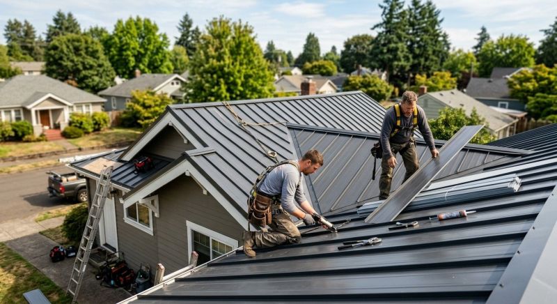 Metal Roof Repair in Ambler, PA