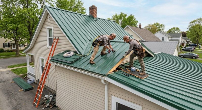 Metal Roof Repair in Green Lane, PA