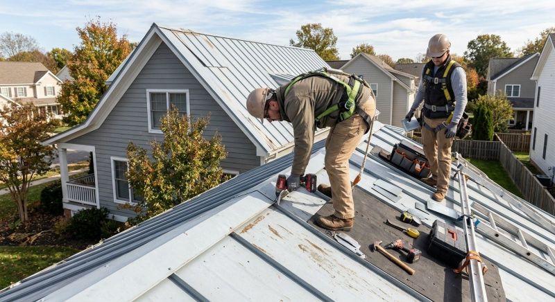 Metal Roof Repair in Green Lane, PA
