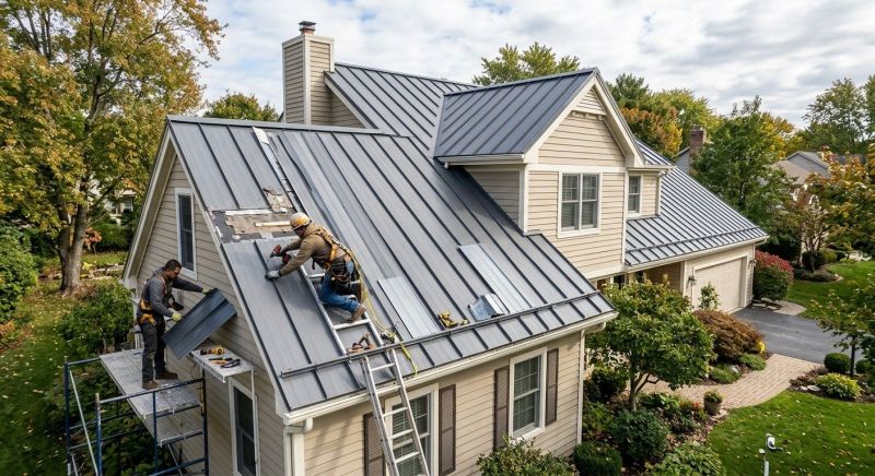 Metal Roof Repair in Green Lane, PA