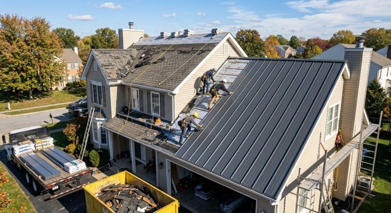 Metal Roof Replacement in Devon, PA