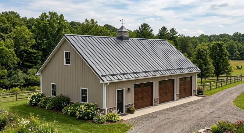 Pole Barn Roof Repair in Gilbertsville, PA