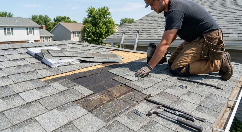 Ridge Cap Repair in North Wales, PA