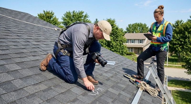 Roof Damage Inspection in Bristol, PA