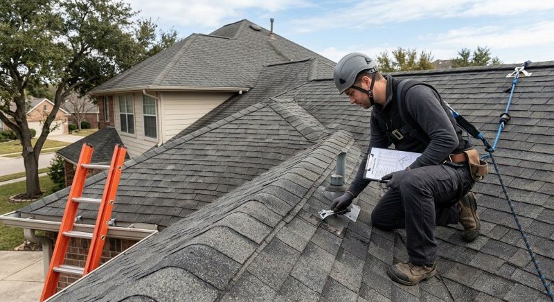 Roof Damage Inspection in East Greenville, PA