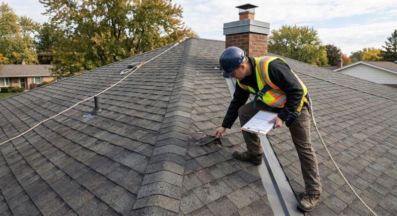Roof Damage Inspection in Harleysville, PA
