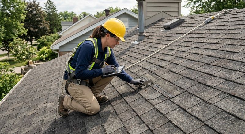 Roof Damage Inspection in Harleysville, PA