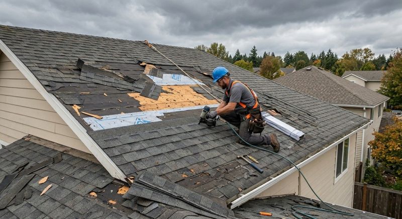 Roof Damage Repair in Bryn Mawr, PA