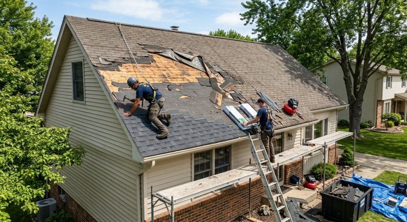 Roof Damage Repair in Levittown, PA