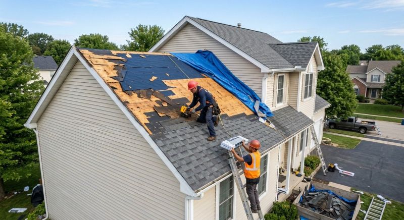 Roof Damage Restoration in New Hope, PA